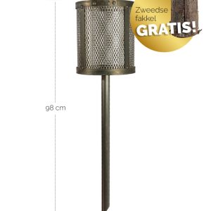 Zweedse fakkelhouder HIGHLANDR ROND