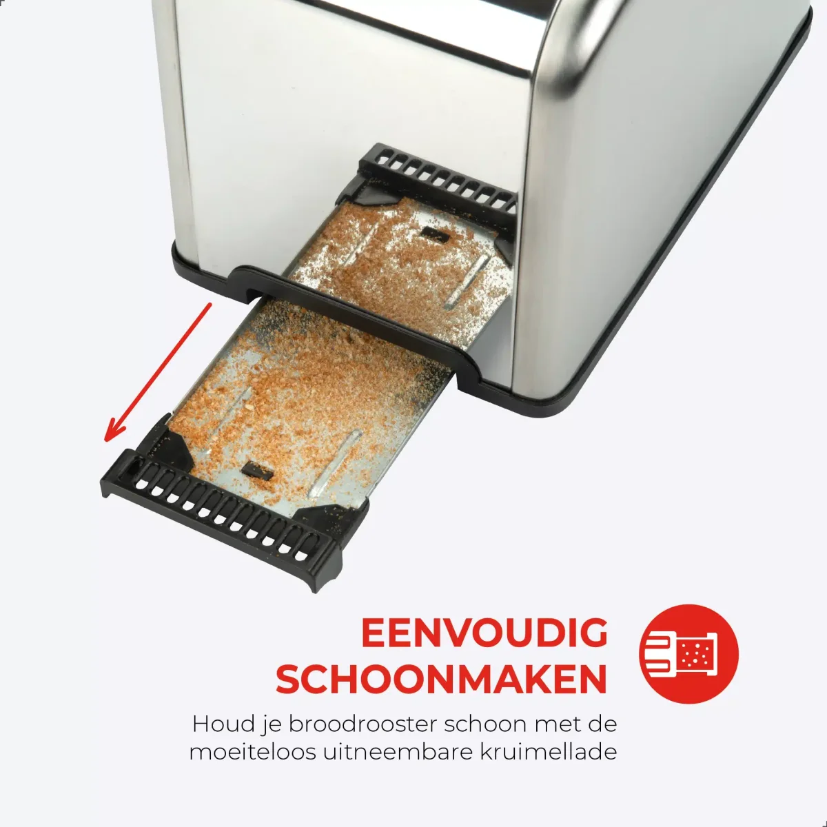 Digital Toaster – RVS Broodrooster met touchscreen display - Afbeelding 5