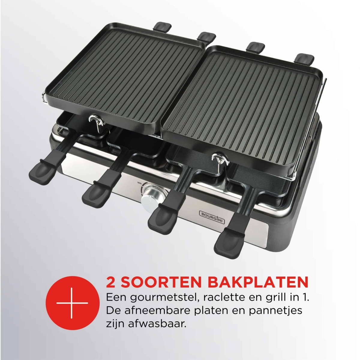 Gourmet Raclette Grill Plus – 8 personen - Afbeelding 4
