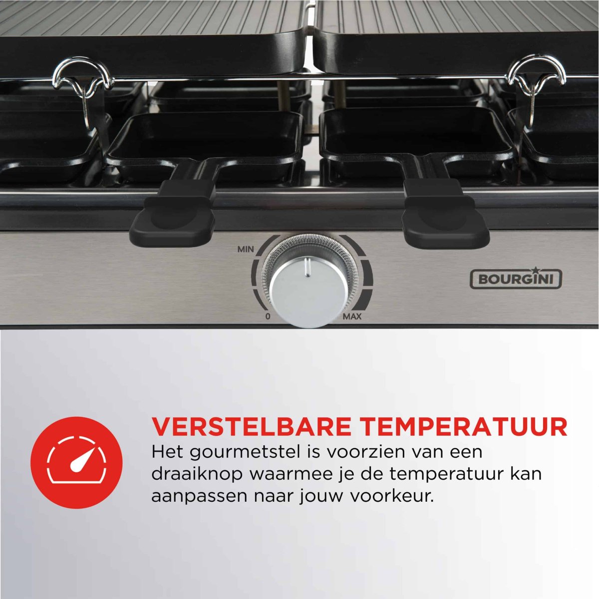 Gourmet Raclette Grill Plus – 8 personen - Afbeelding 9