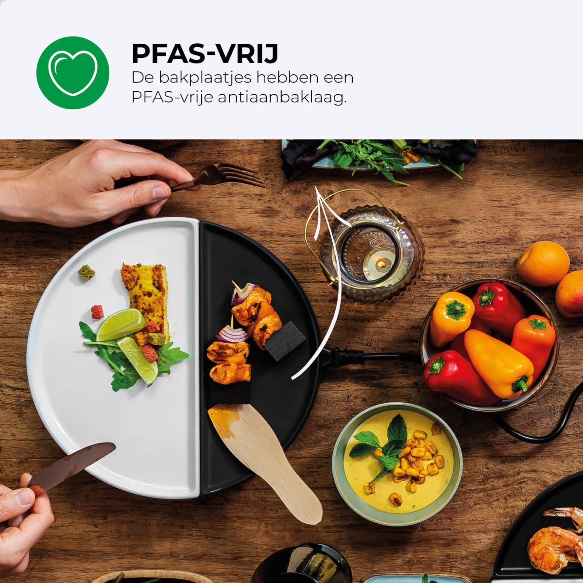 Chef’s Dinner Party – Gourmetstel – 4 Personen – PFAS-vrij - Afbeelding 3