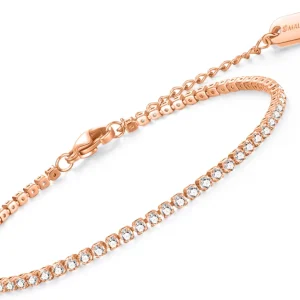 Armband Dames | Diamant Steentjes | Rose goud plating