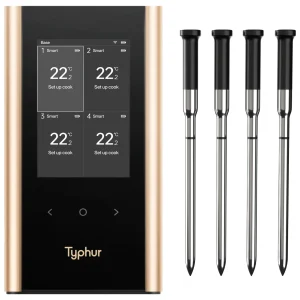 Typhur Sync Gold Quad Draadloze Vleesthermometer