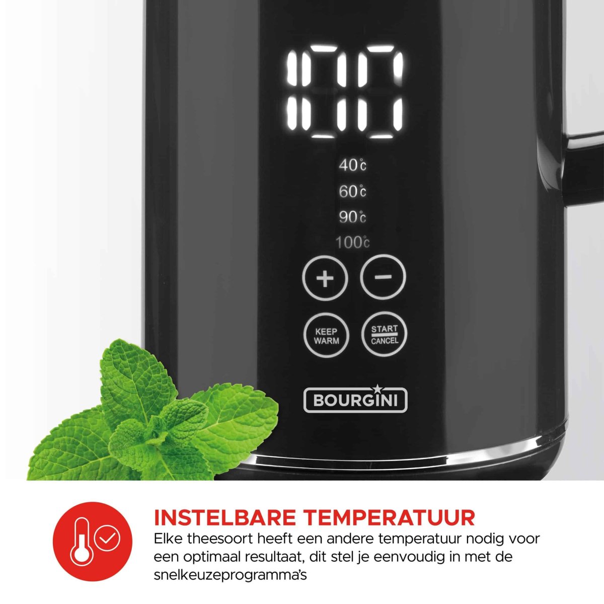 Cool Touch Digital Kettle – Digitale Waterkoker 1.7L - Afbeelding 9