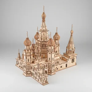St. Basil'S Kathedraal | Houten Bouwpakket