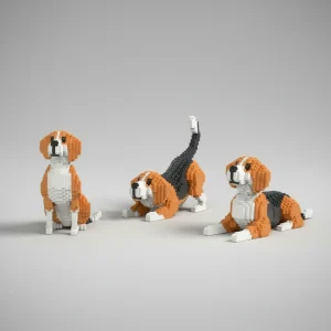 3 in 1 Beagle | Bouwsteentjes