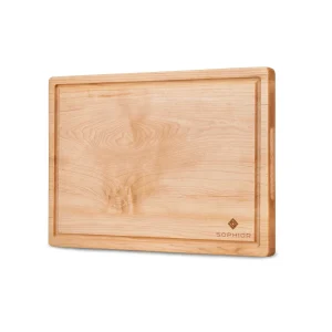 SOPHIOR Snijplank van Esdoornhout met sapgeul - Medium 35x25x2,5cm