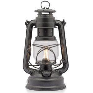 Feuerhand LED Stormlamp 276 Metalic Grijs