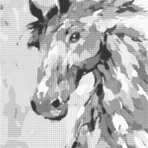 Paard | Dot painting