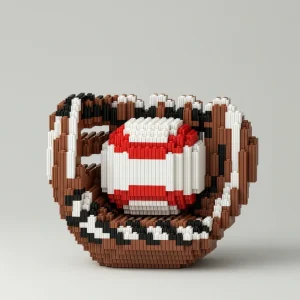 Honkbal handschoen | Bouwsteentjes