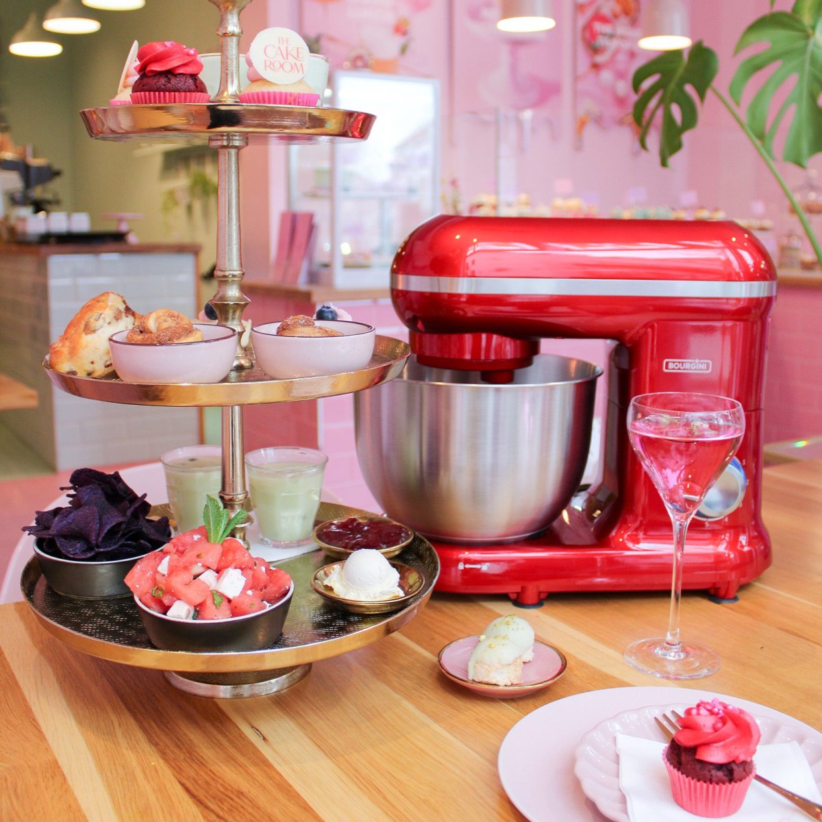 Classic Kitchen Chef 4,5L – Keukenmachine – Rood - Afbeelding 4