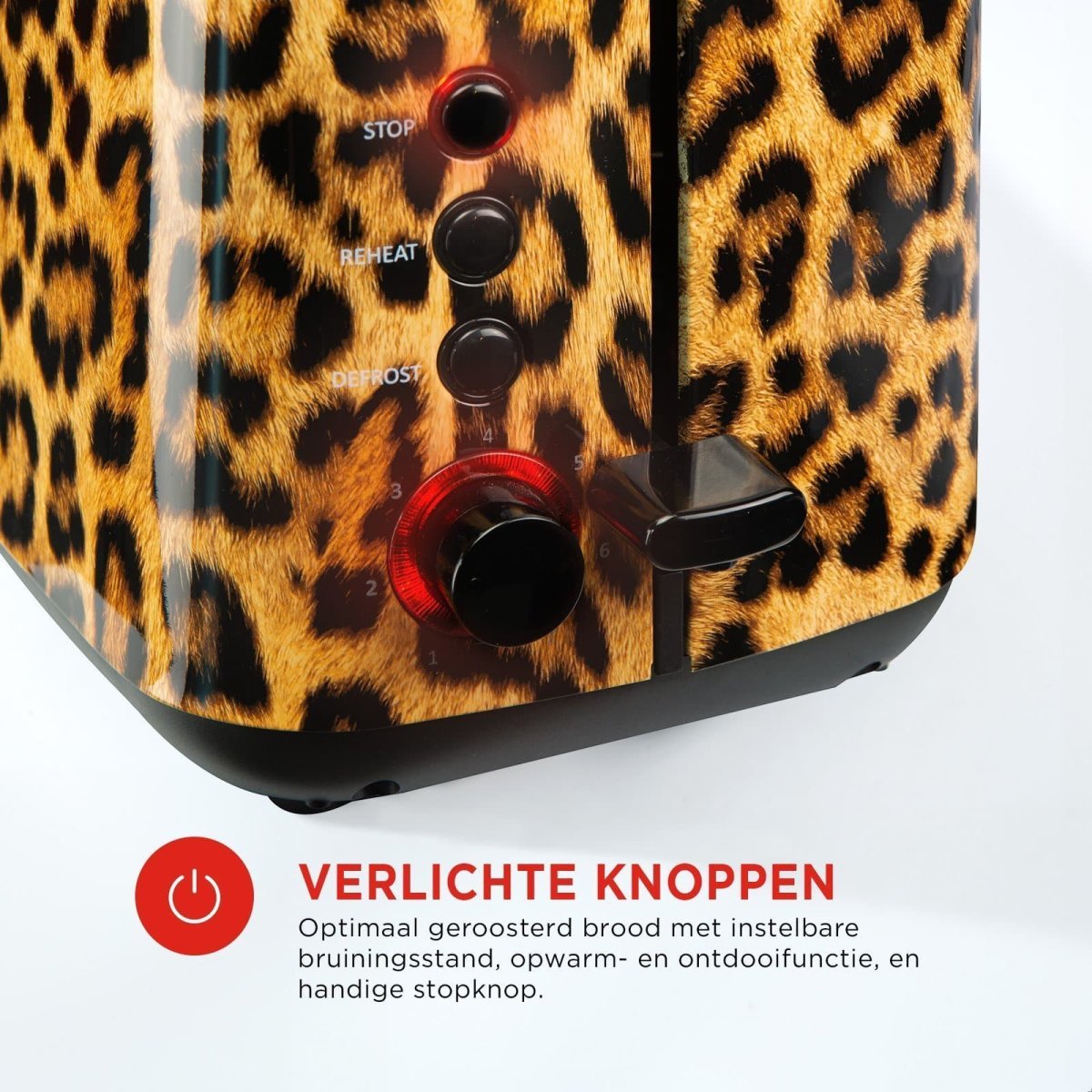 Panter Ontbijtset – Waterkoker & Broodrooster - Afbeelding 5