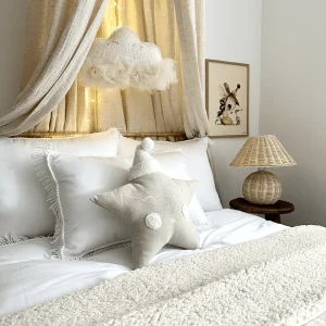 Sleeping Star Sierkussen Natural linen
