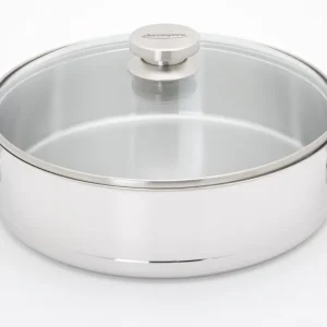 Demeyere Hapjespan met glasdeksel Ø28cm / 4.75L 'Fusion 7'