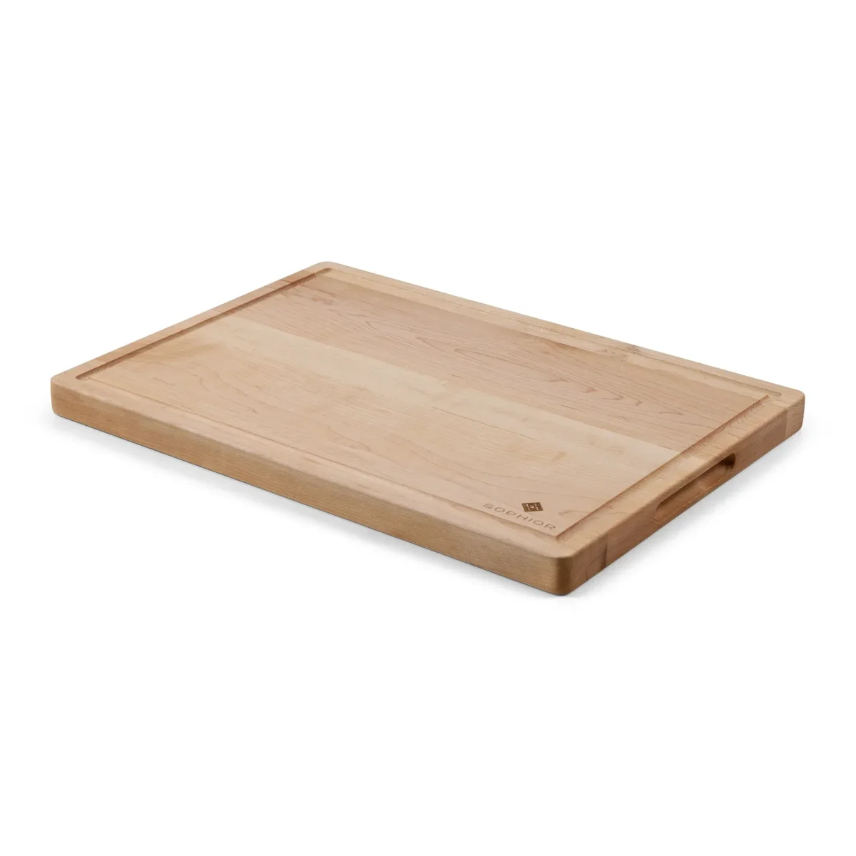 SOPHIOR Snijplank van Esdoornhout met sapgeul - Groot 42x30x2,5cm - Afbeelding 8