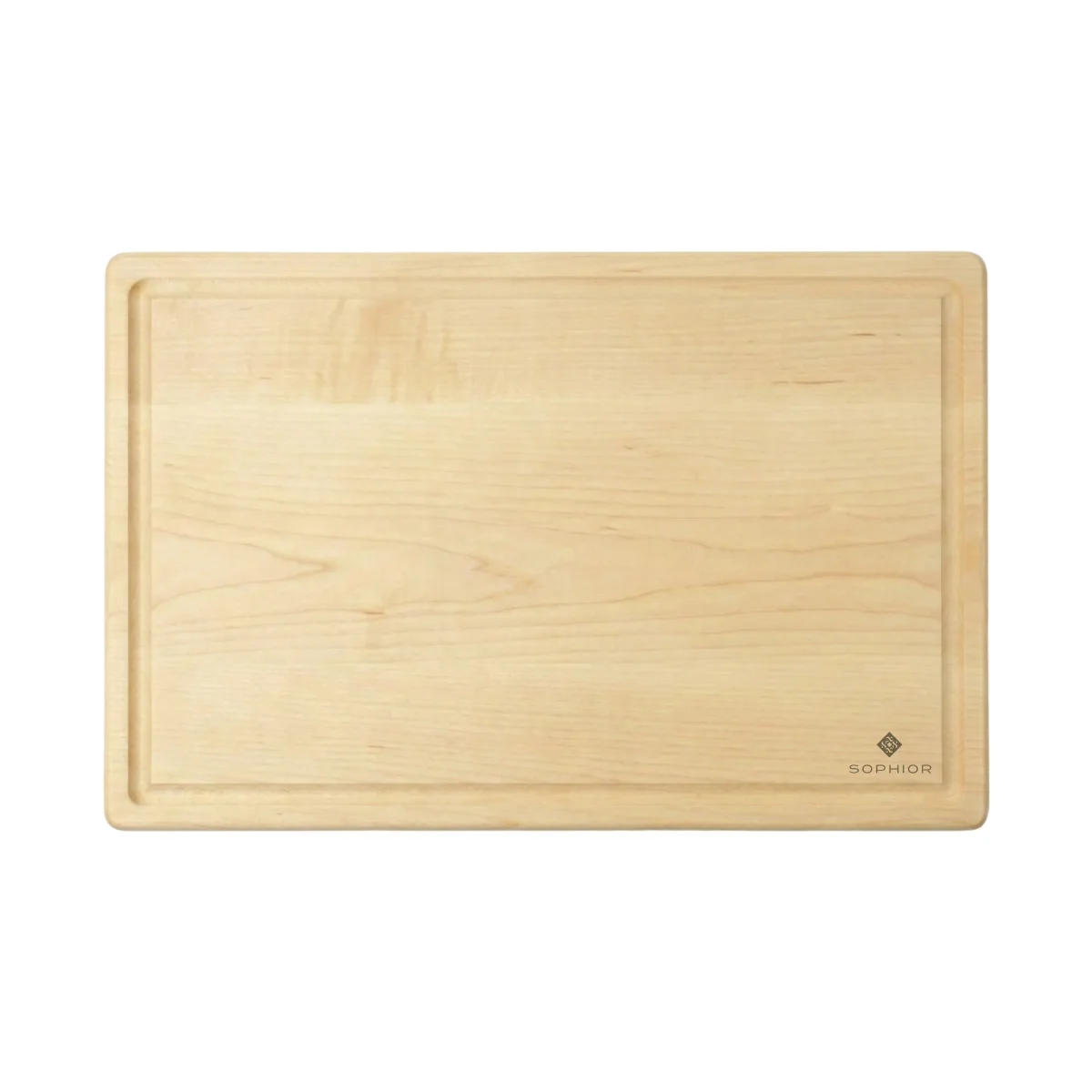 SOPHIOR Snijplank van Esdoornhout met sapgeul - Groot 42x30x2,5cm - Afbeelding 4