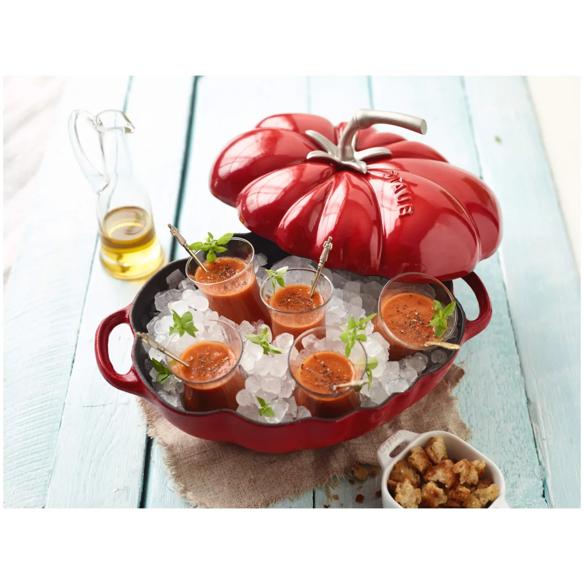 STAUB Gietijzeren Braadpan Tomaat Ø25cm / 3L 'La Cocotte' - Afbeelding 4