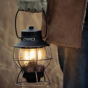 BAREBONES RAILROAD LANTERN BRONZE