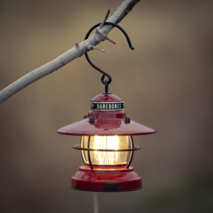 BAREBONES EDISON MINI LANTERN RED