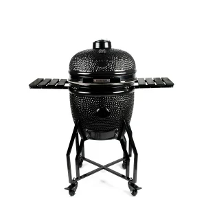 YAKINIKU Large Kamado Basic 'Black edition' Ø49cm + Onderstel en zijtafels